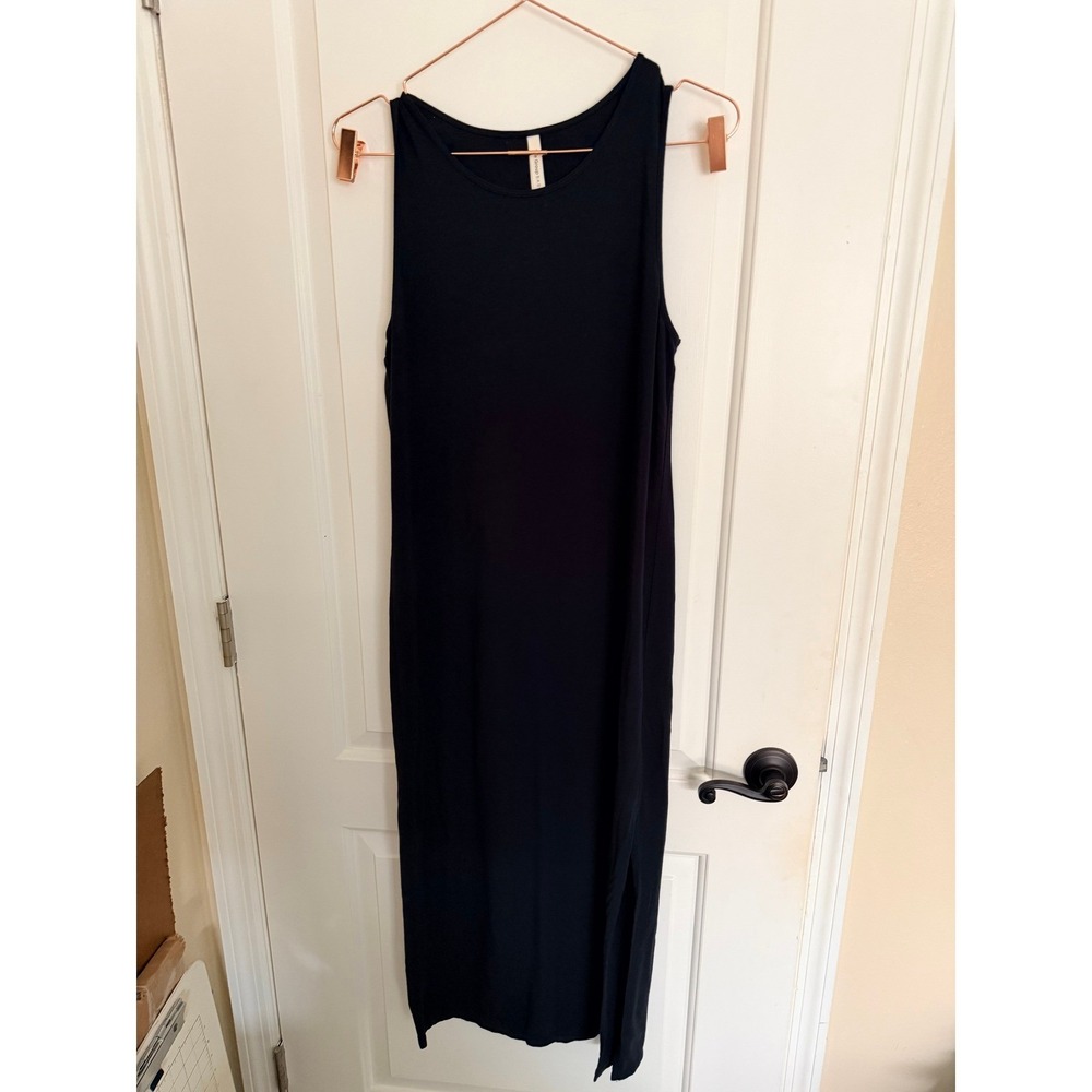 The Group‎ Babaton Black Sleeveless Evelina Midi Dress Size M - Picture 2 of 6